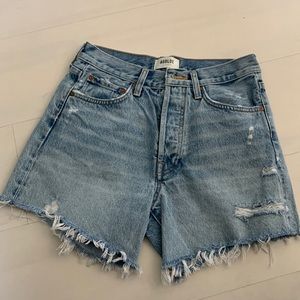 Agolde Parker Long Jean Shorts